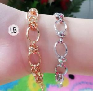 Gelang xuping rantai kait-kait bulat ulir CXB576