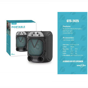 Bts.Shop GTS-2425 Portable Karaoke KTS-1171 wireless speaker Bluetooth speakers 3 " speaker colorful lights