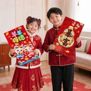 SWEET Paper Oversize Red Envelope Cartoon Large Size Lucky Money Packet Cultural Festival Supply Blessing Spring Festival Celebration
