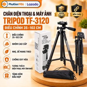 Gậy chụp hình 3 chân Tripod 3120 cho điện thoại máy ảnh điện thoại