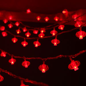 (SG Seller) Chinese New year lighting LED red lantern auspicious 春节彩灯 CNY