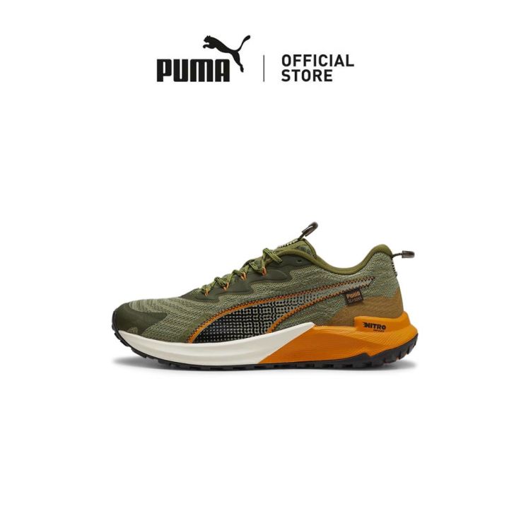 PUMA SEASONS Fast Trac NITRO 2 Mens Running Shoes Green Puma Fast Trac Nitro 2 Puma Xray2 Lazada Lazada PH