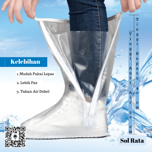 Pelindung Sepatu Tahan Air - Rainproof Shoe Covers