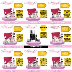Marwah Skincare Paket Bright Aging Oily Acne For Men Platinum Perfect Skin care