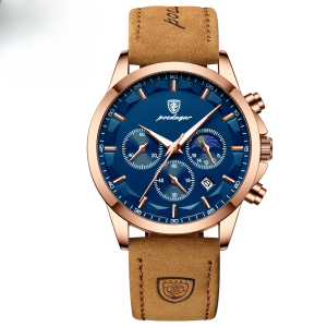 Người Đàn Ông Đồng hồ thạch anh Sang Trọng thể thao không thấm nước Đồng hồ có chức năng bấm giờ phát sáng Ngày Người Đàn Ông Đồng Hồ Đeo Tay Kinh Doanh nam da Của Đồng Hồ Đồng Hồ