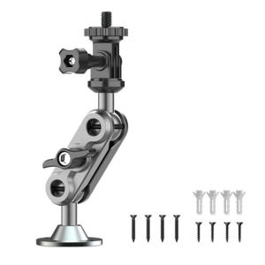 Kim loại chuyên nghiệp Giám sát camera Bracket phổ 1/4 vít Giao diện có thể điều chỉnh cho nhiếp ảnh surveillances hệ thống