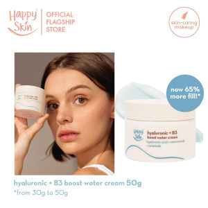 Happy Skin Hyaluronic + B3 Boost Water Cream [Anti-Acne Brightening]