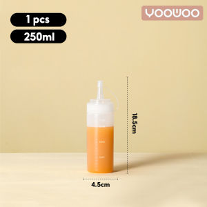 YooWoo Set Botol Kecap / Botol Saus Plastik / Botol Minyak Goreng / Botol Kecap Anti Tumpah / Botol Serbaguna / Botol Plastik 250ml