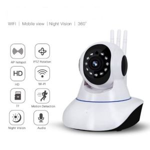 V380 3 antenna monitoring camera 1080p night vision home security Wi-Fi camera two-way audio safety camera 360 ° night vision 4K network camera support cloud storage