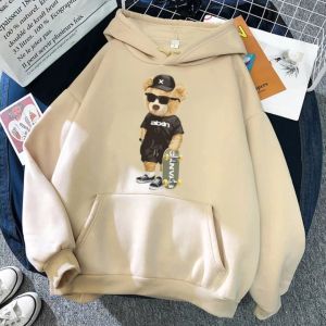 SWEATER HOODIE ANAK LAKI LAKI PEREMPUAN GAMBAR TEDY BEAR SKATEBOARD TERBARU