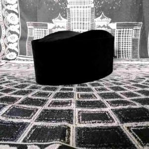Peci Songkok Kopeah Hitam Susun Murah Berkualitas Tinggi 9 cm