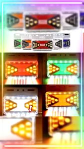 LOSERI PREMIUM Truck/Lori LED Side Lamp 24V Blue/Green/Red/Yellow/White Colorful Side Light Marker Aksesori Lori