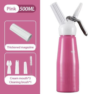 Whip Dispenser 500ml /1000ml Black Sliver Aluminum Whipped Dessert Cream Butter Dispenser Whipped