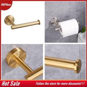 【COD】🔥🔥🔥 Toilet Paper Holder Bathroom Toilet Wall Mounted Paper Roll Holder Durable Stainless Steel Modern Style