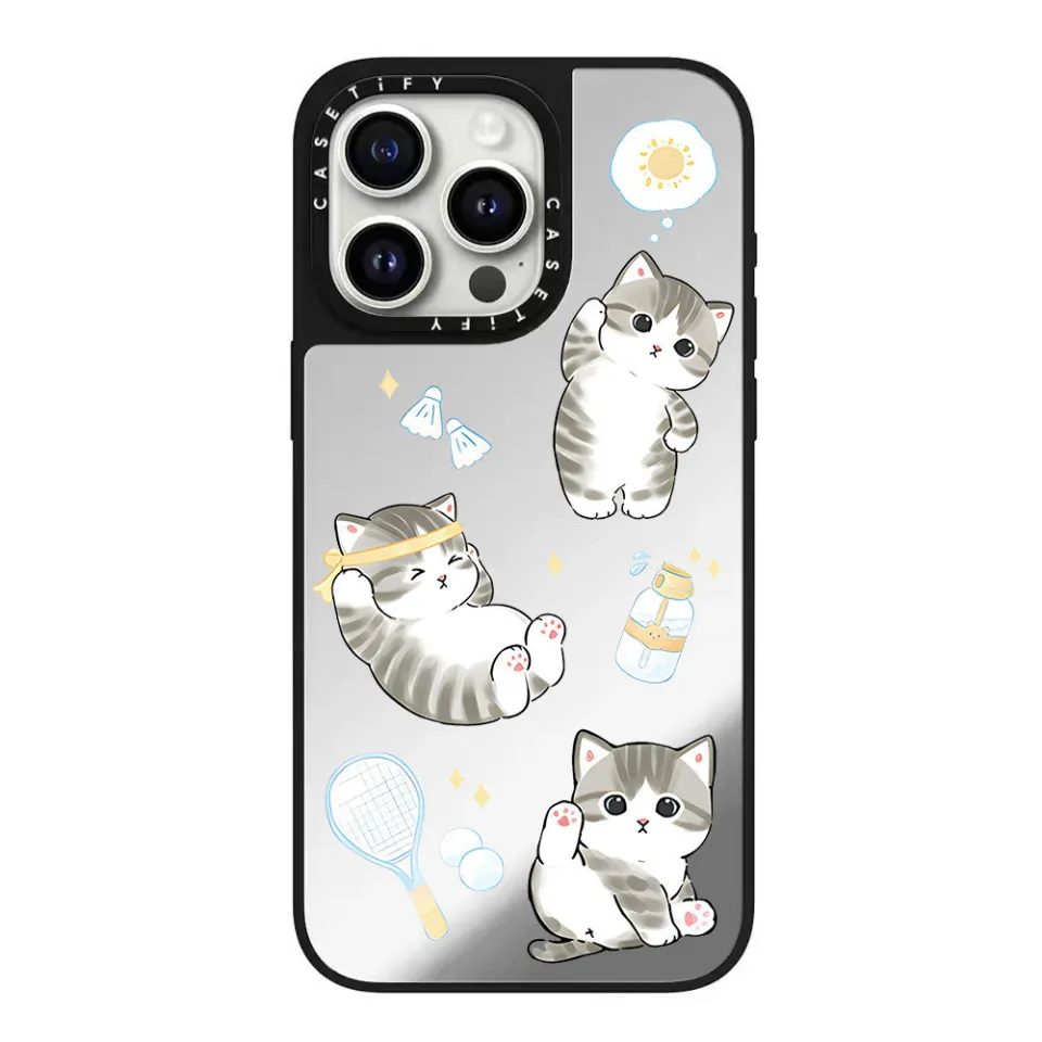 Casetify x Mofusand New Cat Pattern Shockproof Mirror with Magsafe