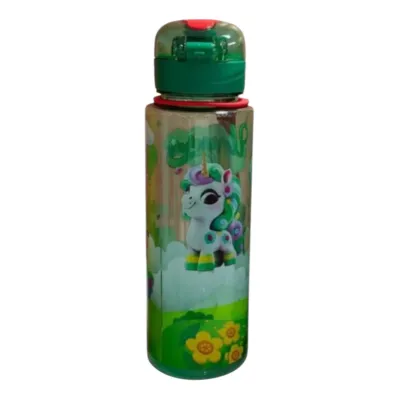 SG 700ml Kids Unicorn Water Bottle School Straight Cup Plastic Water Bottle Drinkware Accessories for Children