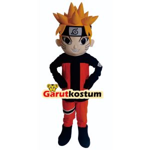 Kostum maskot badut narotu uzumaki setelan lucu costume karnaval termurah