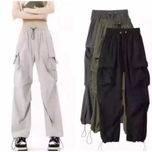 HIGHWAIST CELANA CARGO WANITA / KULOT LOOSE CARGO