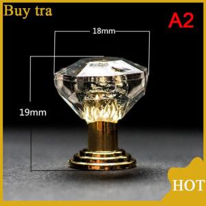 [Buytra] 10 cái núm Pha Lê Acrylic tay nắm kéo ngăn kéo tủ bếp núm cửa tủ kim cương