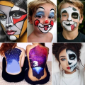 12 Colors Face And Body Paint Professional DIY Body Paint Palette Highly Saturated Face Paint Set. 