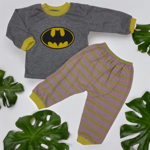 Pan ชุดเด็ก ไซส์M อก23-24 นิ้ว 8-15เดือน 9-13 โล ผ้ายืด cotton ชุดแขนยาว ชุดนอนเด็ก ชุดเด็กผู้ชาย ชุดเด็กผู้หญิง