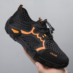 【Free Gift】Men Hiking Shoes Non-slip Breathable Mesh Climbing Cloth Shoes Trekking Outdoor Sports Shoes Aqua Shoes