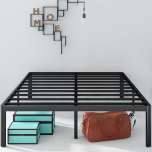 Giường Sắt Với Thanh Đỡ Bằng Thép - 16in Metal Platform Bed Frame with Steel Slat Support