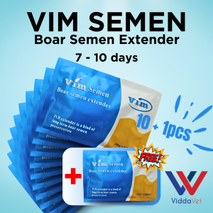 Viddavet 10+1 Vim Long term Boar Semen extender 7 to 10 day VIM semen extender for pig Semen extender 10 add 1