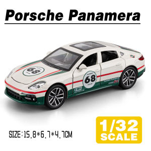 LEO 1:32 Porsche Panamera Track Edition Diecast Model Car Alloy Cars Toys Collection Gift For Kids Boy Girl