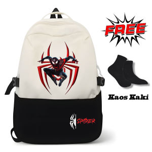 Tas Ransel Sekolah Kekinian Anak Laki Laki dan Perempuan Motif Spiderman Bisa COD Terlaris Terbaru 2025 / Tas Spiderman