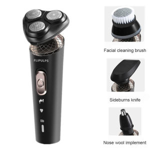 【Malaysian stock】⚡ Electric Multifunctional Cordless Men Hair Trimmer Washable USB Rechargeable Beard Cutter 剃须刀