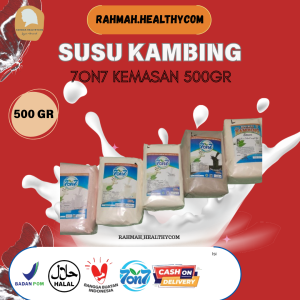 SUSU KAMBING 7on7 Kemasan 500gr BPOM Merek 7on7