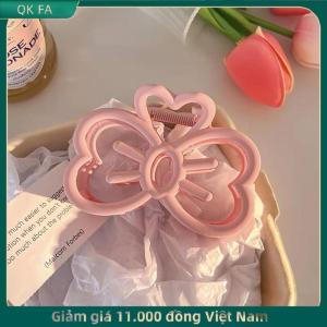 QK FA ✨ Hàn Quốc Dễ Thương Bowknot Tóc Clip Nhựa Claw Clip Kẹo Màu Cua Tóc Clip Cho Cô Gái Ngọt Ngào Tóc Claw Phụ Kiện Tóc Cho Phụ Nữ