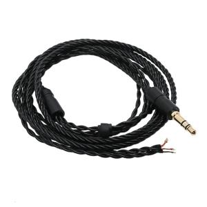 สายเคเบิลหูฟังสเตอริโอ3.5มม. แบบทำมือกึ่งสำเร็จพีวีซีสายหูฟัง120ซม. เพื่อเพิ่มเสียง
