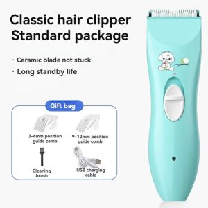 SDAYG Silent Children Hair Clipper Safty Quiet Hair Trimming Tools Newborn Electric Baby Hair Clipper Kit for Boys Girls