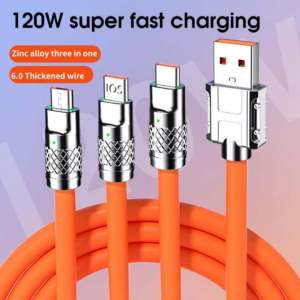 Seal 120W Super Fast Charging Kabel Data USB Micro untuk ponsel seperti Huawei/VIVO/OPPO/Xiaomi/Samsung