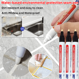 Anti-Mildew and Waterproof Tile Refurbishment Seam Pen Ceramic Tile Seam Decontamination Repair Tool Tile Grout Marker Pen