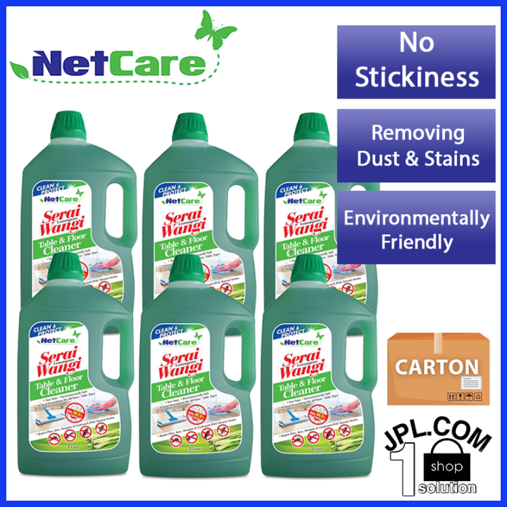 [CARTON] Netcare Serai Wangi Lemongrass Table And Floor Cleaner 3L ...