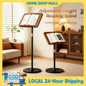 Floor Reading Stand Solid Wood Book Holder Sofa Side Table Adjustable Height 50–170cm Book StandBook Stand for Reading Studying Drawing Office & Home Use