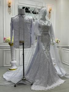 Sepasang gaun pengantin || gaun pengantin payet || gaun pengantin sepasang || gaun pengantin terlaris || kebaya pengantin ekor panjang || gaun pengantin ekor panjang || kebaya pengantin ekor