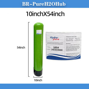 Hydropure FRP Tank 10‘’x54‘’ 13 inchx54 inch  with accessories blue green