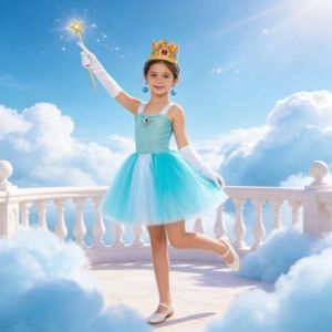 11.11 New Arrival Girls Mint Green Princess Tutu Dress Kids Tulle Ball Gown Outfit for Halloween Carnival & Birthday Party Wear h2610