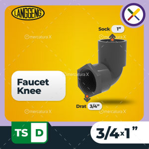 Langgeng Faucet Knee TS-D 3/4x1" - Fitting PVC