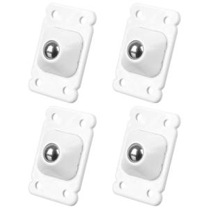 4Pcs tự dính bánh xe bánh xe nhỏ 360 độ xoay Dán Xoay Bánh Xe Dính Ròng Rọc Con Lăn Đồ Nội Thất Movers Cho Nhà