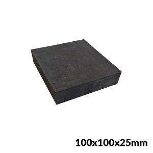 100 x 25MM Multifunction Rubber Block Car Lift Jack Pad Automobile Lifting Frame Stand Anti Vibration Pad Repair Tool