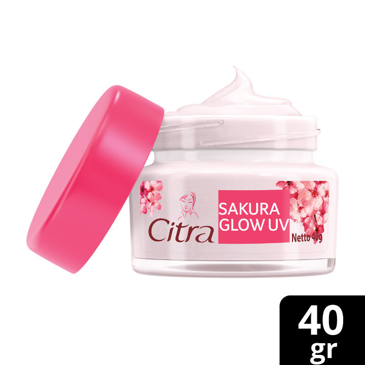 Citra Moisturizer Sakura Glow 100% Sakura Essence 40G