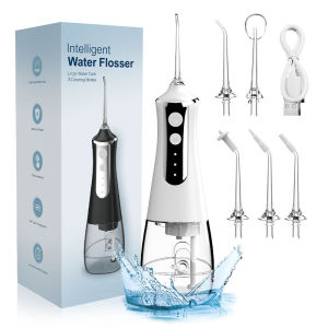 YS【COD】Tooth washer Tooth cleaner Dental Water Jet Oral Irrigator Floss Dental Water Jet Cords Tooth Pick power floser Dental Water Jet Oral Irrigator Floss Dental Water Jet Cords Tooth Pick Dental Health Whitening Clean Oral Irrigator Electric Floss