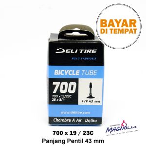 Ban Dalam Sepeda 700 x19/23C Deli Tire Presta 43 MM