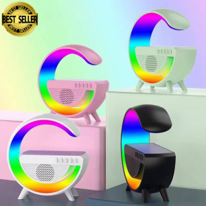 Speaker G500 LED Wireless Charging Bluetooth Speaker Smart Table Night Light Tampilan Elegan Pengisian Daya Nirkabel Dan Bantalan Anti Slip