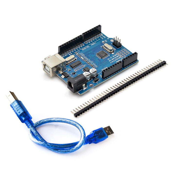 Mạch Arduino Uno R3 Atmega328p Ch340 Chip Dán Smd Kèm Cáp Kết Nối